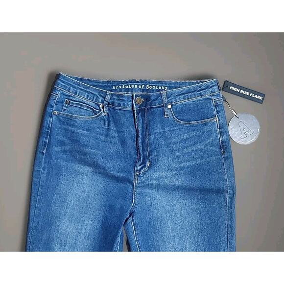 NEW! - ARTICLES OF SOCIETY - Juniors Size 11 - High-Rise Super Soft - Boho Flare - Picture 4 of 5
